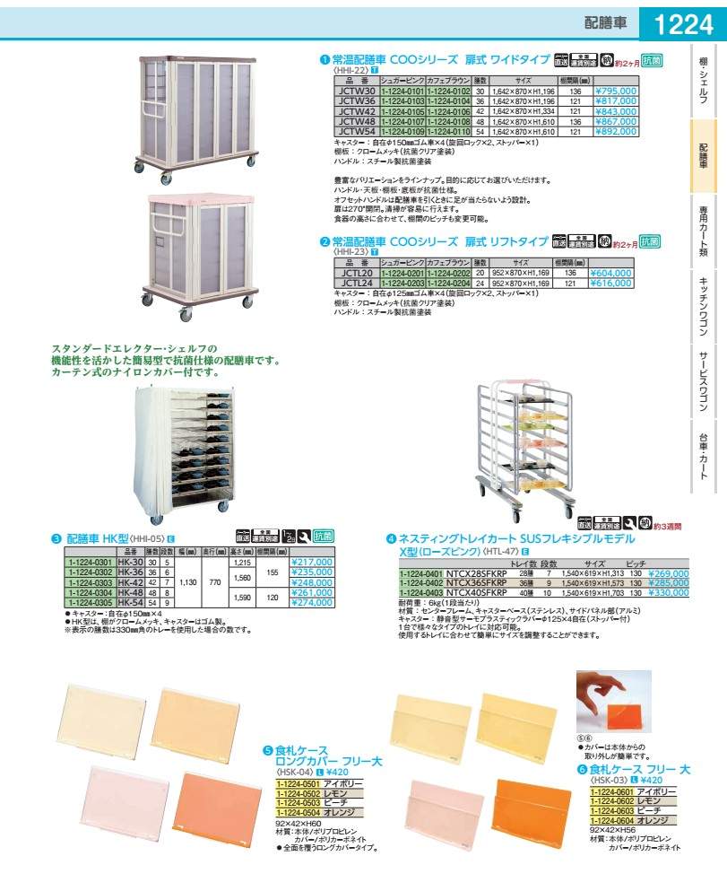 ネスティングトレイカート 曲げ易い Ｘ型 ＮＴＣＸ４０ＳＦＫＲＰ HTL4703