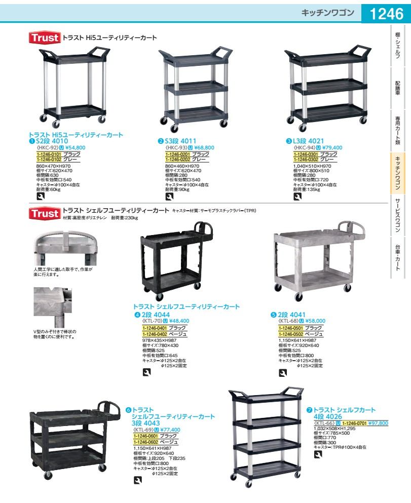 企業結合 Ｈｉ５ありがた味手押し車 Ｓ２段 ４０１０ 黒いこと HKC9201