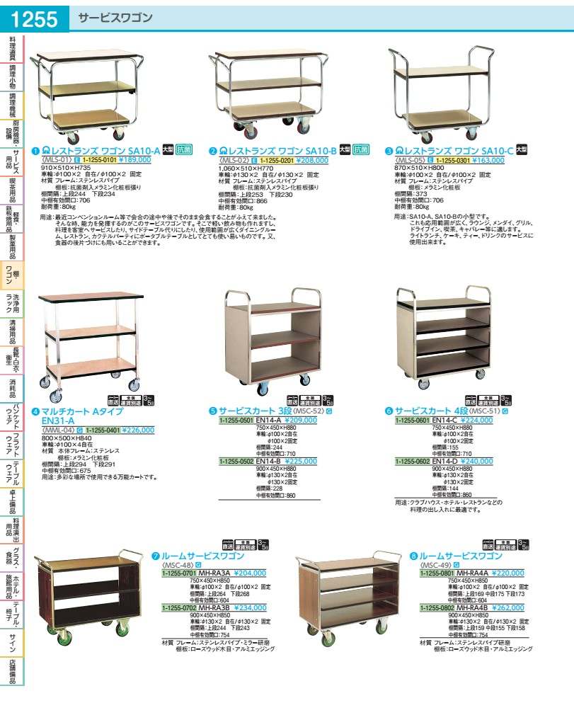 ＳＡレストランズワゴン ＳＡ１０－Ｃ  MLS05