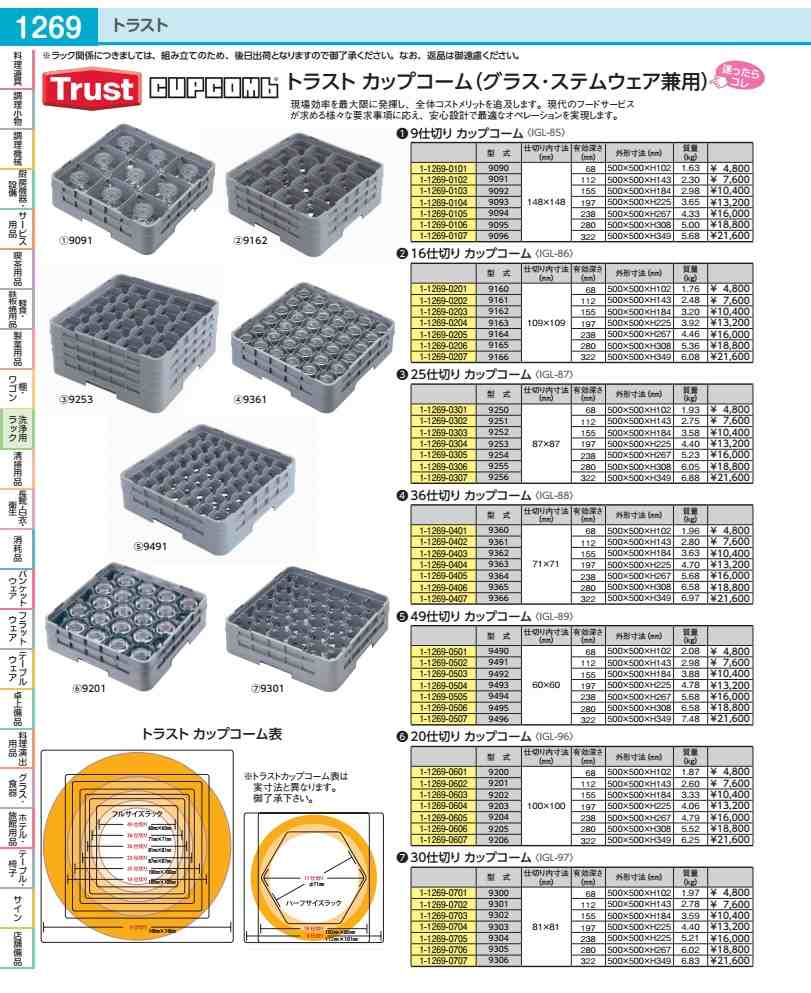 企業結合 ４９分け取り カップコーム ９４９５ IGL8906