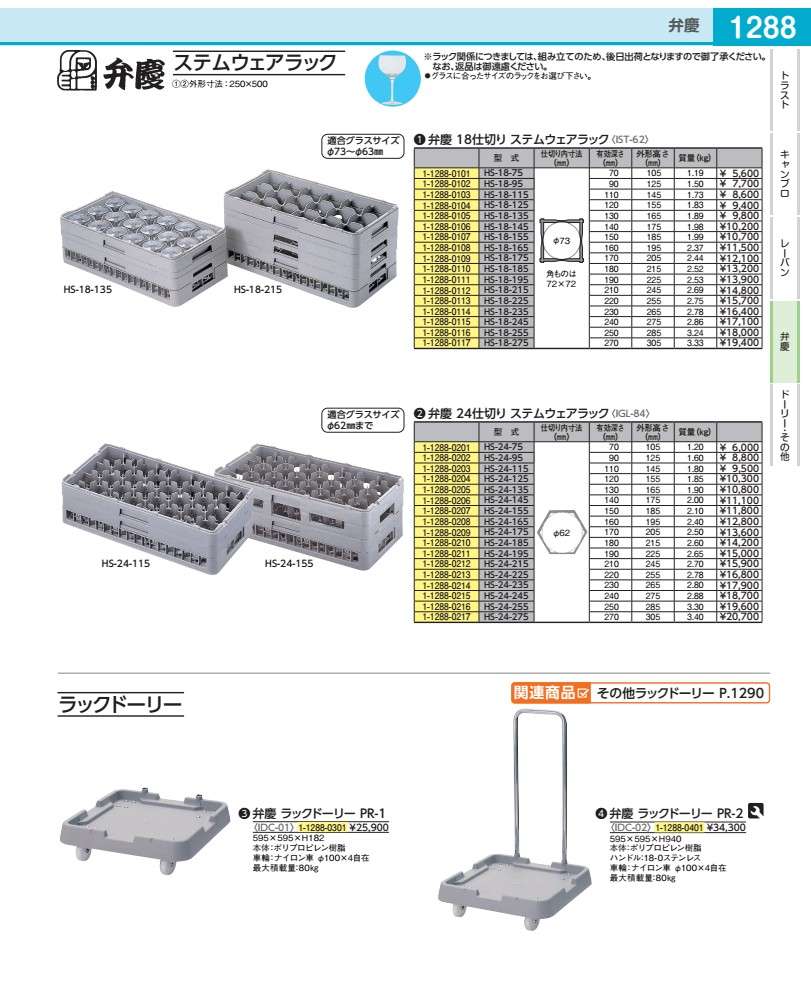 弁慶 ２４間仕切り ステムウェアラック ＨＳ－２４－１４５ IGL8406
