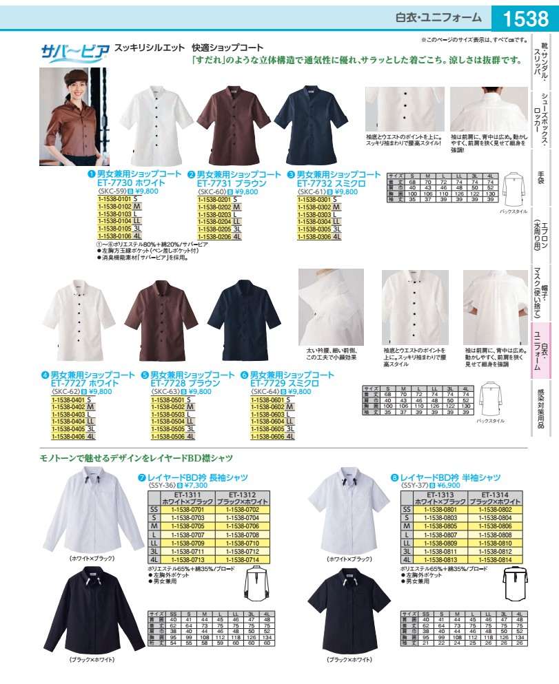 男女兼用販売店厚地の外套 ＥＴ－７７２９ スミクロ ４Ｌ SKC6406