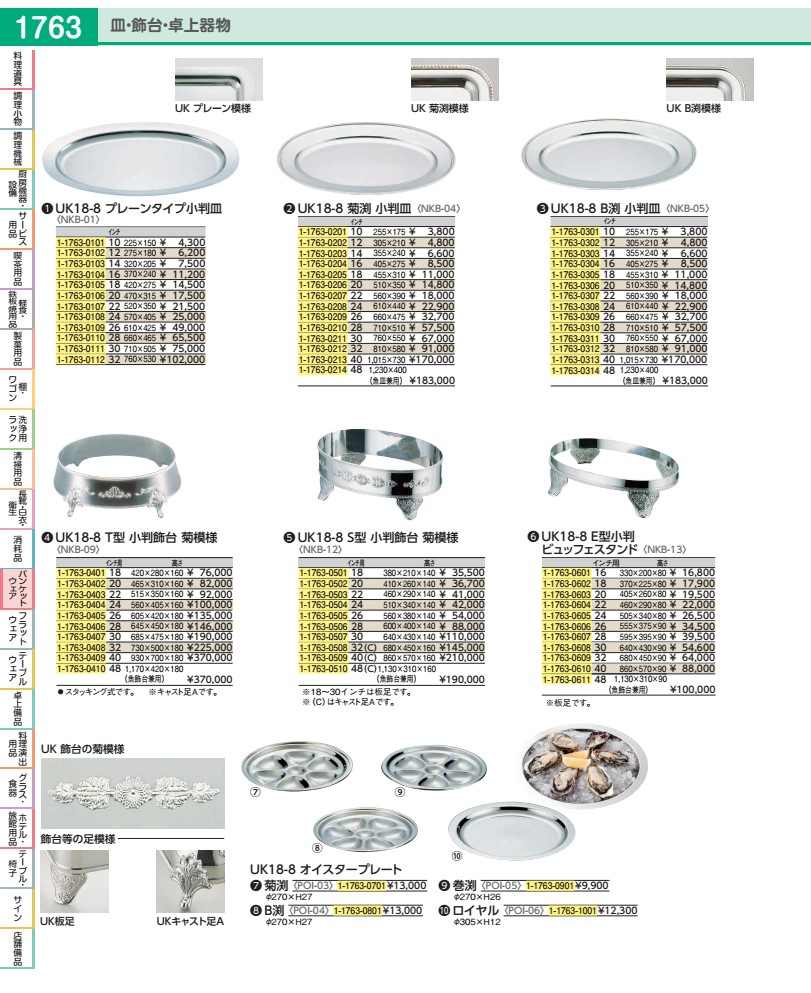 ＵＫ１８－８菊渕小判皿 ２４インチ NKB04024
