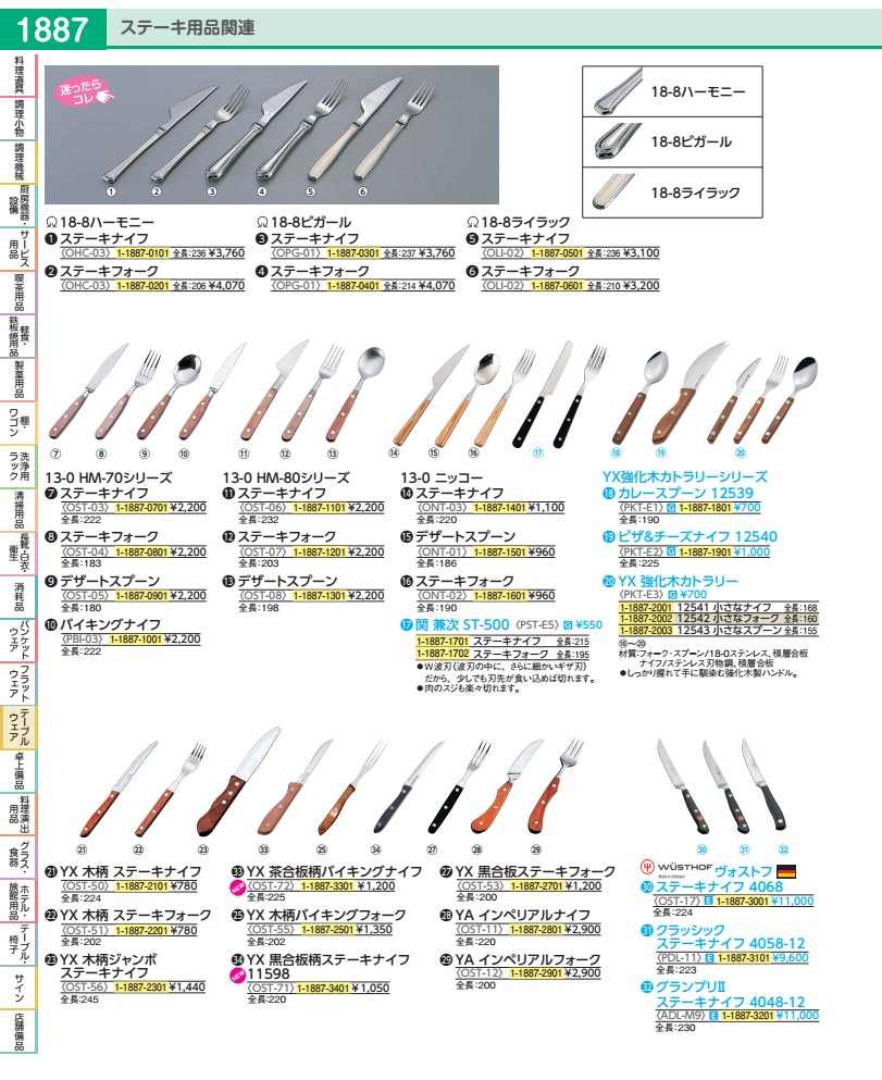 ヴォストフ クラッシック ビステキ九寸五分 ４０５８－１２ PDL1122