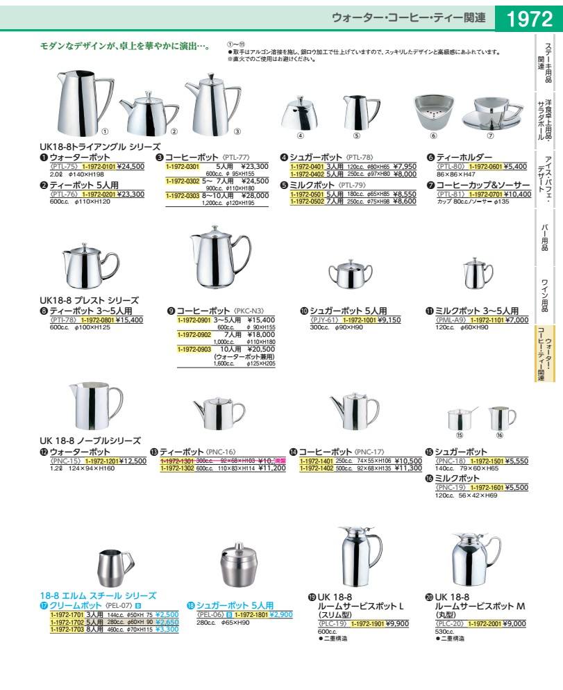 ＵＫ１８－８三角形つづき物 コーヒーポット ５～７人用 PTL7702