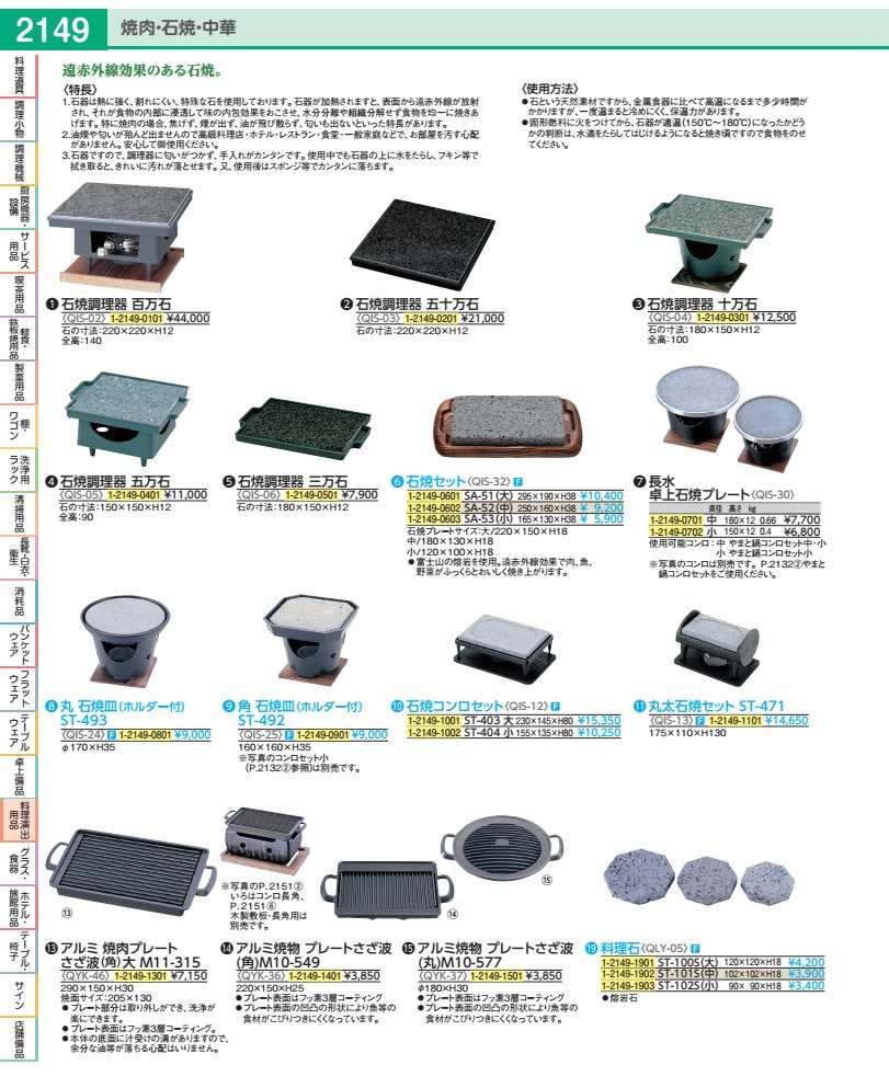 丸太石焼セット       ＳＴ－４７１  QIS13