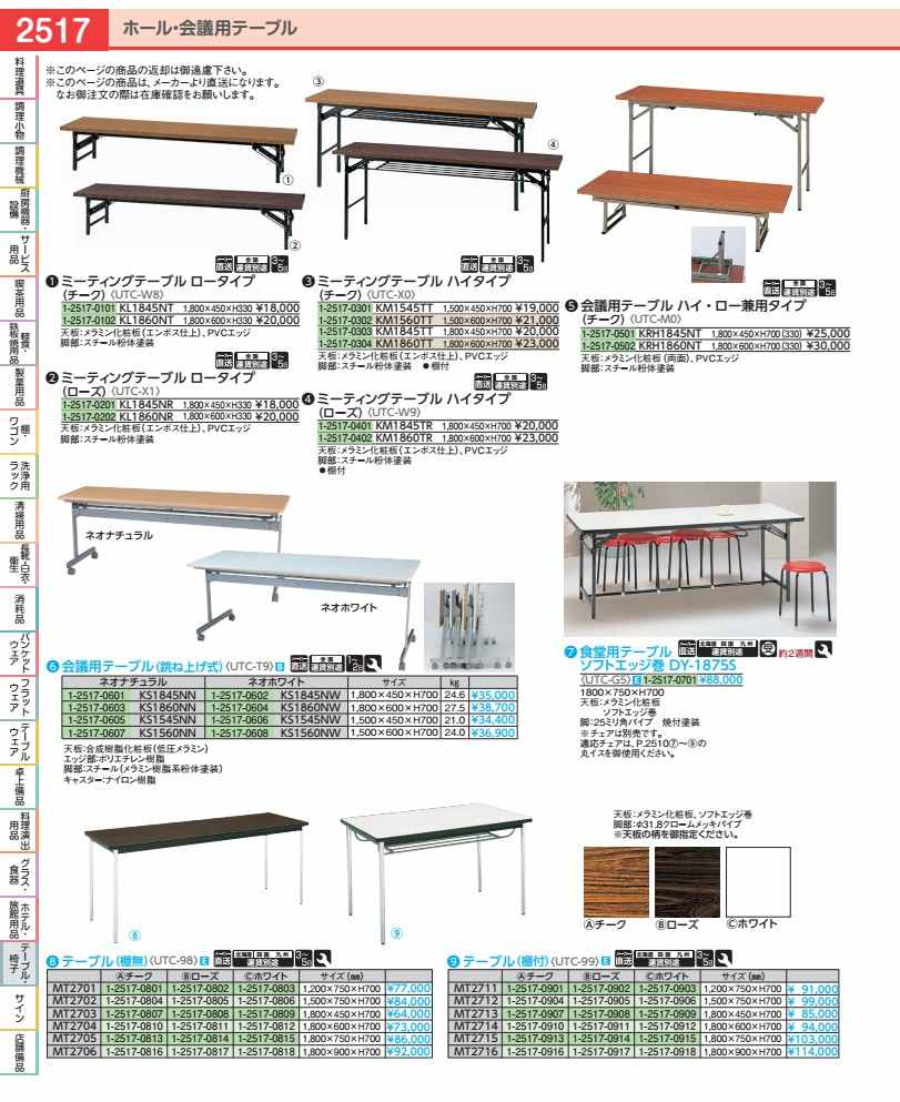円卓会議用一覧表（踊躍上ぼり式） ＫＳ１５６０ＮＮネオ自然的 UTCT907