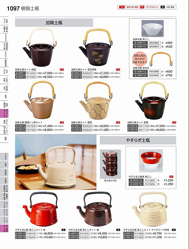 福井クラフト ＴＡ／ＰＰ）和どびん（大）朱 茶こし付 ８１２８３４４０ やすらぎ Ｖｏｌ．３５ 急須-コーヒー・お茶用品-キッチン用品・食器・調理器具