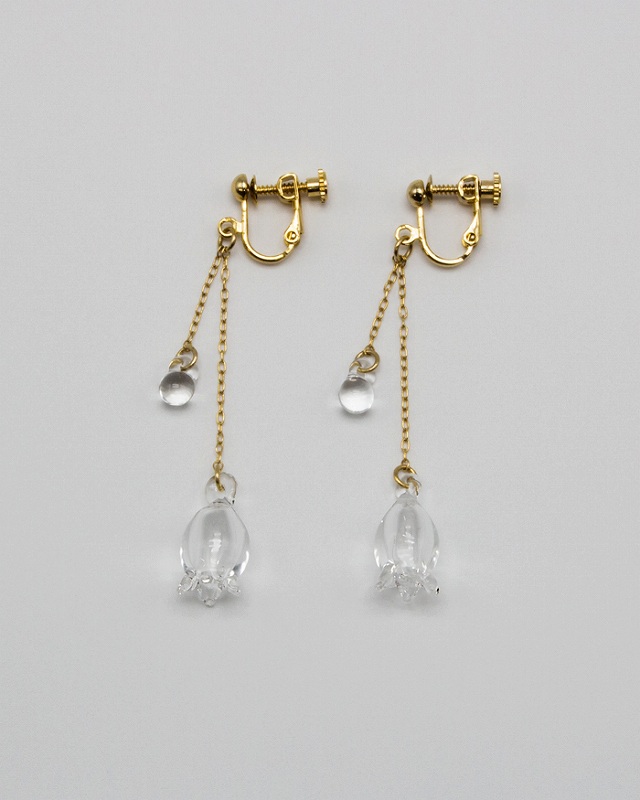HARIO ハリオ Earrings イヤリング リリー HAP-L-003E