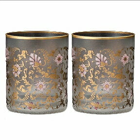 石塚硝子 ISHIZUKA GLASS アデリアグラス ADERIA GLASS EL DORADO ARABESQUE OLD Pair set エル・ドラード アラベスク オールドグラス ペアセット 300ml S6102