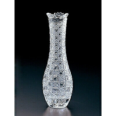 Chevalier ハンドカット　クリスタルフラワーベース特大花瓶 Chevalier ハンドカット クリスタルフラワーベース特大花瓶 Chevalier