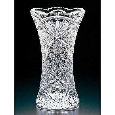 石塚硝子 ISHIZUKA GLASS アデリアグラス ADERIA GLASS ソリティア花器ＬＬ R739 結晶 花立て