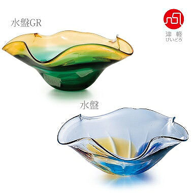 石塚硝子 ISHIZUKA GLASS アデリアグラス ADERIA GLASS 津軽びいどろ 水盤 花器 クリア F75245 グリーン F77688|WADA TOKI