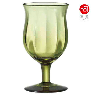 石塚硝子 ISHIZUKA GLASS アデリアグラス ADERIA GLASS 津軽びいどろ 七里長浜 台付水飲み F49682 ぶどう酒水飲み 170ml
