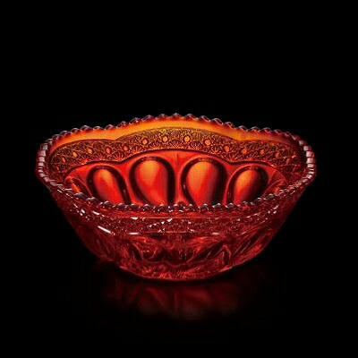 石塚硝子 ISHIZUKA GLASS アデリアグラス ADERIA GLASS 赤の器 小鉢　赤 F70391 3個セット