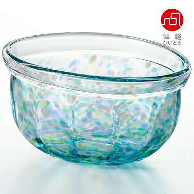 石塚硝子 ISHIZUKA GLASS アデリアグラス ADERIA GLASS 津軽びいどろ ボトルクーラー海景色 F71870 花器 水盤