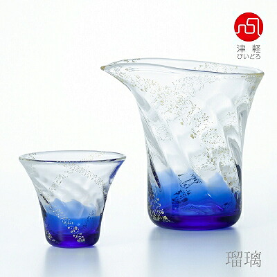 石塚硝子 ISHIZUKA GLASS アデリアグラス ADERIA GLASS 津軽びいどろ 瑞彩 酒器セット 片口 盃 瑠璃 FS62501 琥珀 FS62502 翡翠 FS62503 紅玉 FS62504