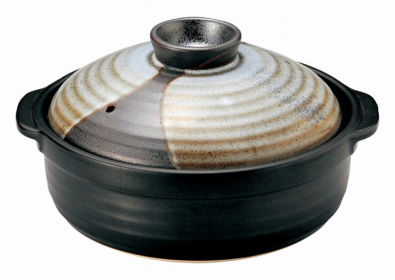 山がすみ 団らん9号鍋 IH対応 51138079 KOYO 花伝 JAPANESE TABLEWARE vol.12｜WADA TOKI