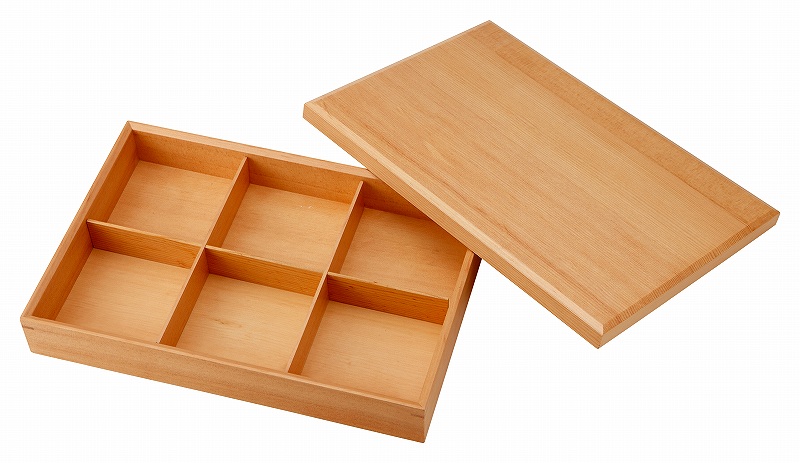 半ダース分け取り 箱 木製 54650063 KOYO 花伝 JAPANESE TABLEWARE 音の大きさ.12