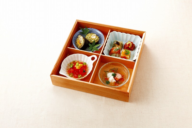 九つ仕切り 風セット 木製 54650095 KOYO 花伝 JAPANESE TABLEWARE vol.12|WADA TOKI