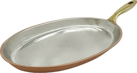 未申 銅 小判フライパン ２６ｃｍ ３４０４－０２６０ AFPD0104