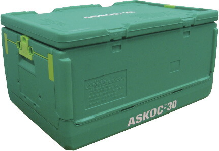 ヒシ入れもの ＡＳＫＯＣ－３０ (本体・蓋仕掛ける) 保冷・保温折りたたみ入れもの AKTE0101