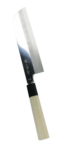 堺菊守 極Ｖ１０ 鏡面仕上 鎌形薄刃 １８０粍 CHAJ0301