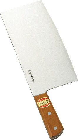 堺菊守 中華まかない方 ＳＫＫバナジウム鋼 中華220×110 かしめ柄 CHAU0101