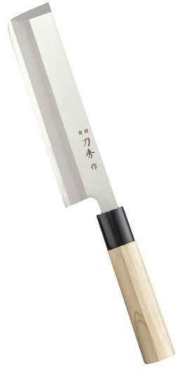 刀秀 ＦＣ－３７５ 角型薄刃(左用) １８０粍 ＭＶモリブデンバナジウム鋼 CHER0601