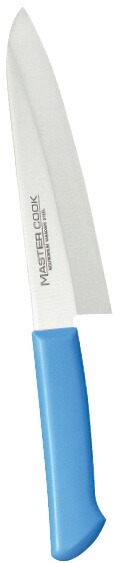 ﾏｽﾀｰｺｯｸ ＭＣＤＫ１８０Ｗ 洋出刃包丁 １８０粍 ﾎﾜｲﾄ (抗菌色合い柄) CHFB0601