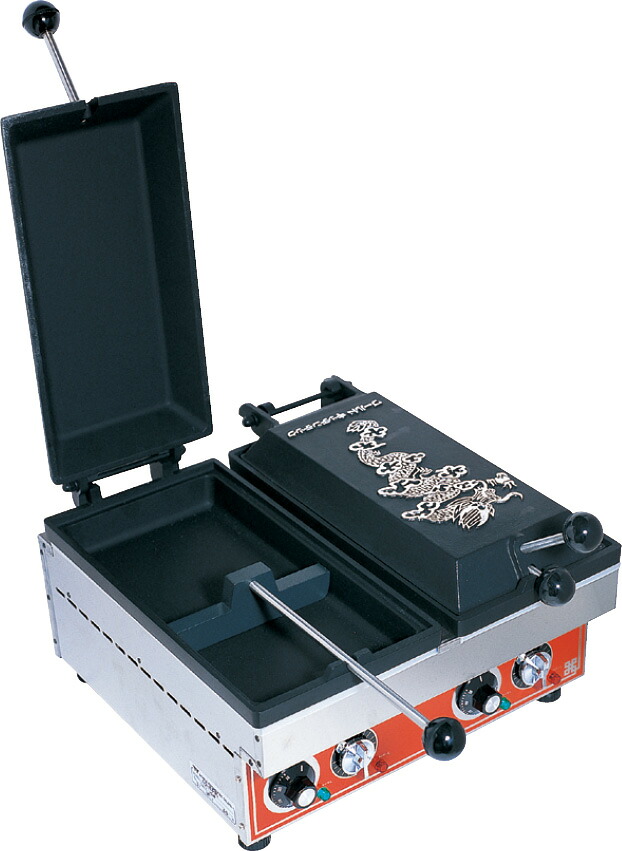 電気式餃子焼器 「龍」(ロン) GS−2STR−N 三相200V(5.4kW) EGYB0701|WADA TOKI