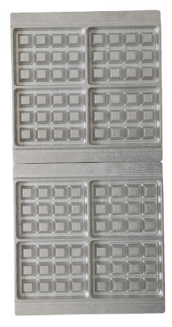 取り替えっこ用一皿(２枚１組) ワーヘル長角型(４個取) マルチベーカーＭＡＸ用 ＢＷＳ０４０１ HMLT0706
