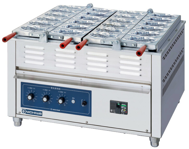 電気重ね合わせ式焼物器 NG−2 たい焼 ニチワ HYMJ2101|WADA TOKI