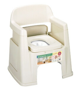 楽天市場】ポータブルトイレ 送料無料 [座楽]背もたれ型SP 標準