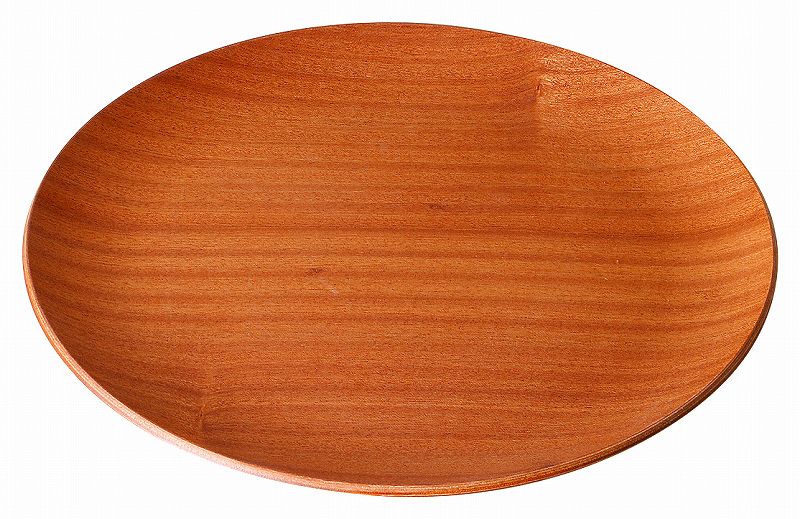 レッドマホガニー　４１ｃｍ丸トレー T1016005 KOYO HOTEL&RESTAURANT TABLEWARE vol.25