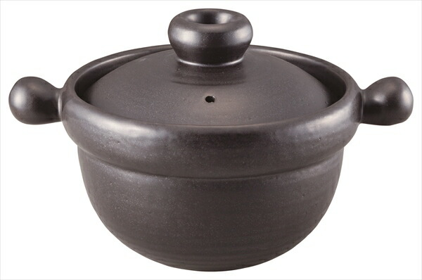 桐井陶器 MODERNO12.5 丸2.5合ごはん鍋 290-8407