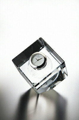 ナルミ　ガラス製置き時計 楽天市場】ナルミ 置時計 クロック(S)ダイヤモンド GW グラスワークス