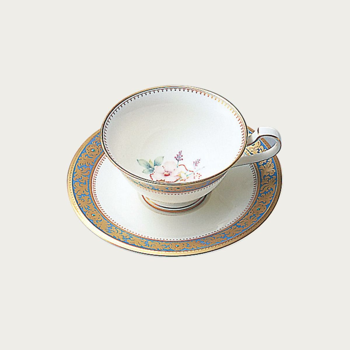 Noritake ノリ竹 グランブロシェ お茶・珈琲碗皿 優勝杯＆平円盤 220ml Y59587/4465-2 4465-2J/Y59587 お茶優勝杯 珈琲優勝杯