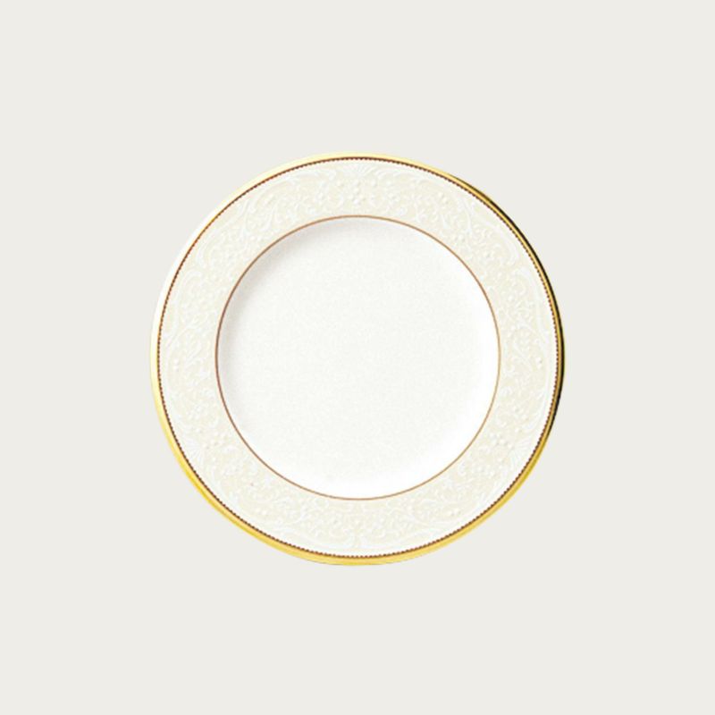 Noritake ノリ竹 マスターズ 17.5珊一皿 中皿 4枚書き割り 白いこと九重の天 59512/4753 4753J/59512 しろがね色九重の天 59512/4773 4773J/59512