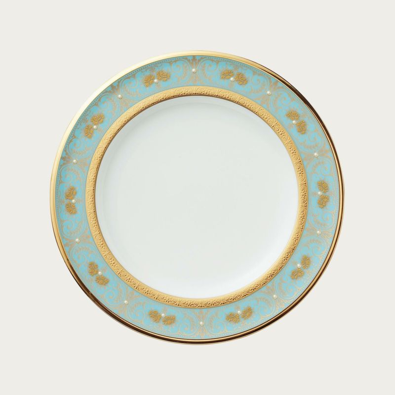 Noritake ノリタケ ジョージアンターコイズ 22cmプレート 大皿 59511/4857 4857J/59511