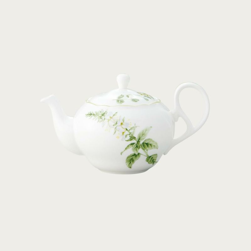 Noritake ノリ竹 イングリッシュハーブズ ティーポット(小)(茶こし付) 600ml T97863/4942 4942L/T97863
