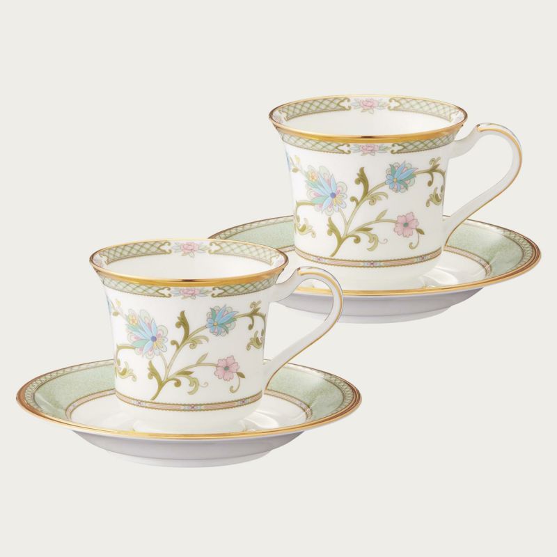 Noritake ノリ竹 ヨシノ アメリカン碗皿有りの実仕掛ける(緑であること) アメリカン優勝杯＆ソーサーペア 珈琲優勝杯 240ml Y6704/9983 9983J/Y6704C