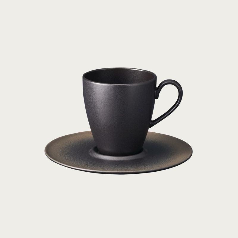 Noritake ノリ竹 オリッジ コーヒーソーサー （平円盤のみ） 中皿 4枚仕掛ける 黒 94988S/10-586A 10-586A/94988S 茶 94988S/10-587A 10-587A/94988S