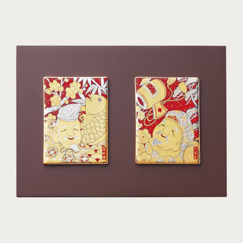 ノリタケ　七福神陶額 楽天市場】ノリタケ 陶額 “七福神” ( 縁起物 開店祝い 開業祝い 新築