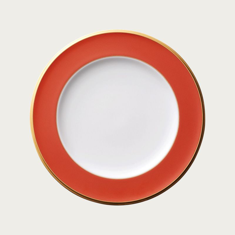 Noritake ノリ竹 22糎お皿 お皿 4枚書き割り 朱小紋 59511/4948 4948J/59511 墨小紋 59511/4949 4949J/59511