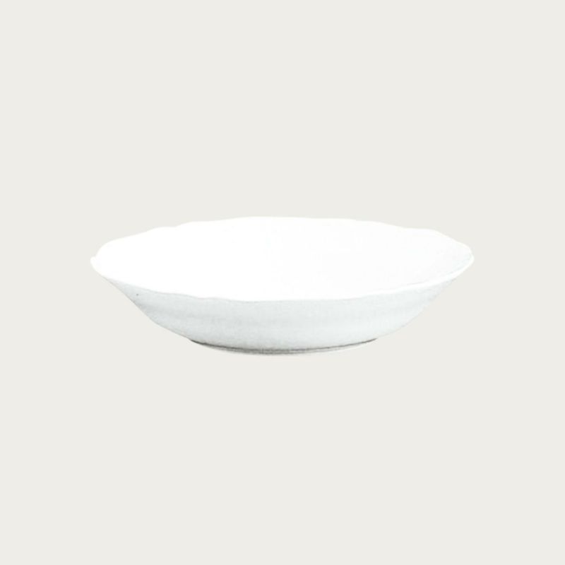 Noritake ノリ竹 コティホワイト 19.5糎ディーププレート 4枚仕掛ける 1470L/94497 9597A/1470 中皿