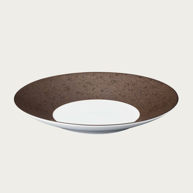 Noritake ノリタケ クリフ(銀線なし)25cmディーププレート 大皿 4枚セット 5515A/10-681L 10-681L/05515A