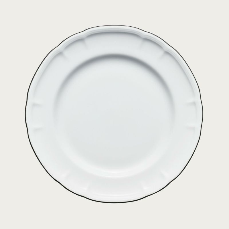 Noritake ノリタケ プロポーザル カラーライン 23cmプレート (ブラック) 4枚セット 96816/10-682L 10-682L/96816 大皿