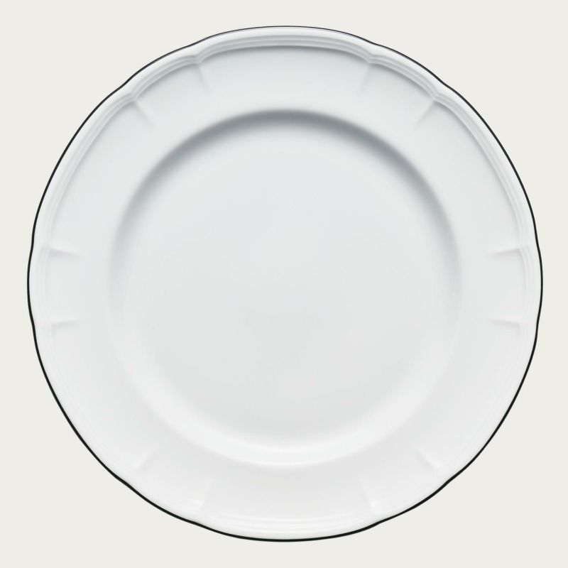 Noritake ノリタケ プロポーザル カラーライン 27cmプレート (ブラック) 4枚セット 96820/10-682L 10-682L/96820 大皿