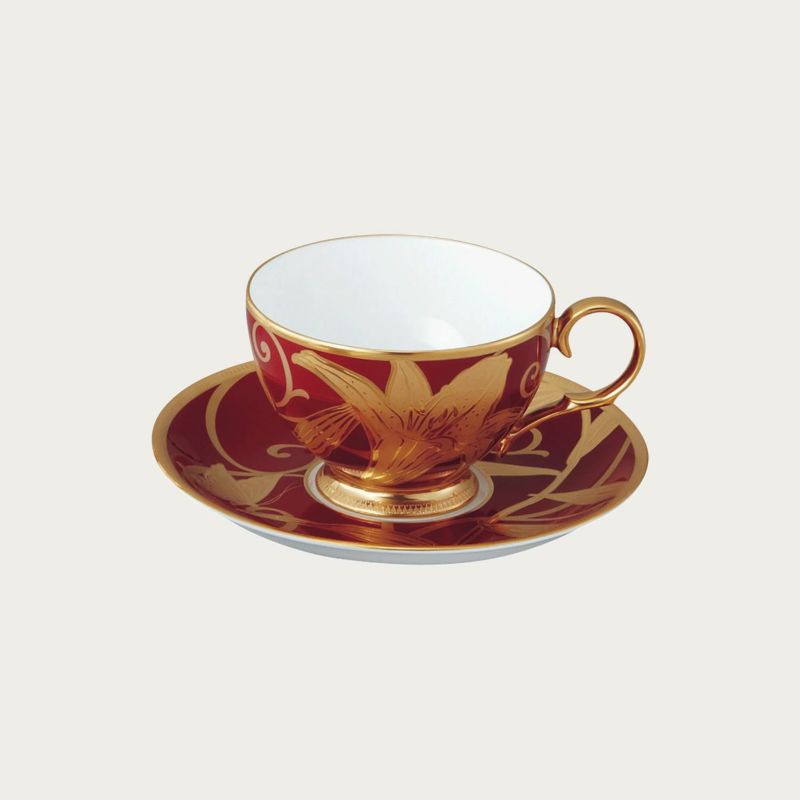 Noritake ノリタケ 花金彩百合 ティー・コーヒー碗皿 250ml T50787/4697-1 4697-1J/T50787 ティーカップ コーヒーカップ カップ&ソーサー 37,359円
